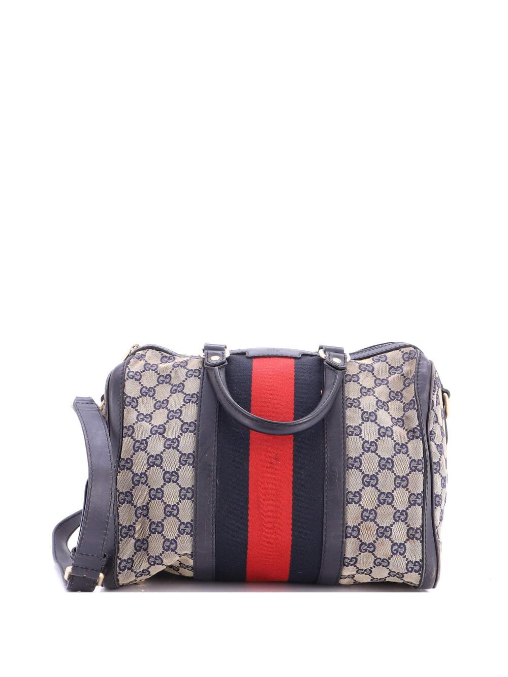 Gucci Vintage Web Boston Bag Gg Canvas #270468G96B